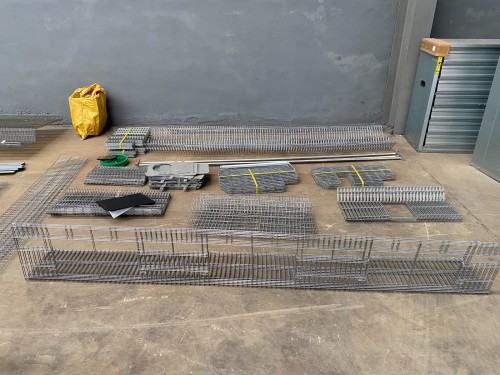 Professional Metal Rabbit Hutch, Designed for intensive rabbit farming